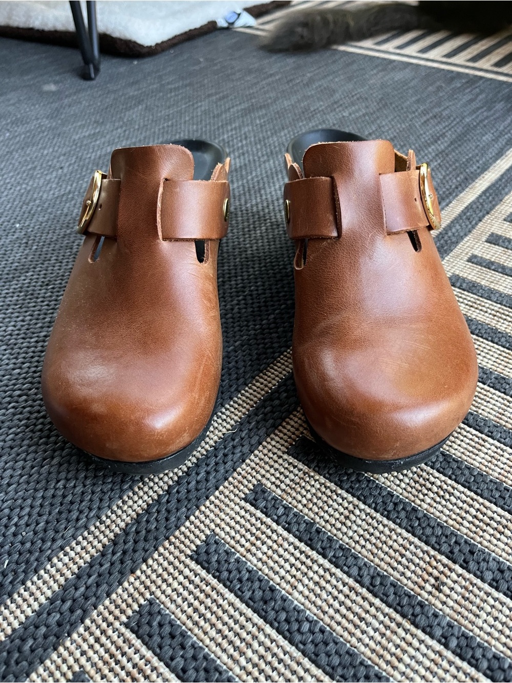 Birkenstock Papillio By Birkenstock Fanny Clog Cognac Leather